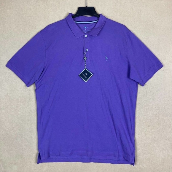 Tailorbird Collection Polo Shirt Mens XL Purple Regular‎ Fit NWT - Picture 1 of 12